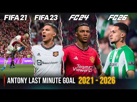 Antonys Last-Minute-Tor in jedem FIFA-Spiel | 2021 - 2026 |