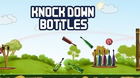 Knock down bottles game for Android Bottle shooting game