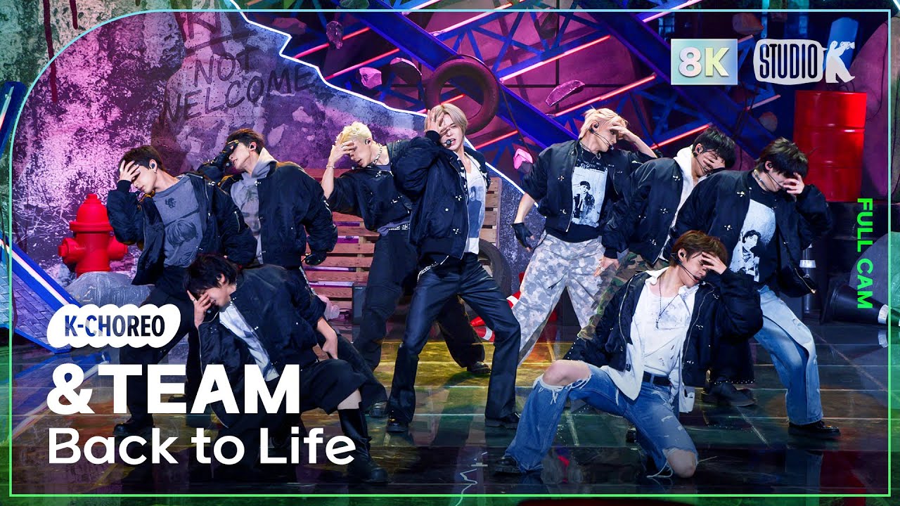 [K-Choreo 8K] 앤팀 직캠 'Back to Life' (&TEAM Choreography) @MusicBank 251031