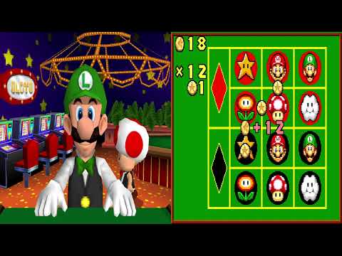 Super Mario 64 DS Gameplay Luigi Minigames