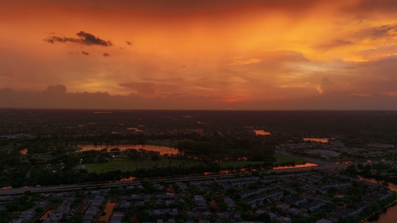 Sunset - Drone Hyperlapse 02 - July 12 2023 | DJI Mavic