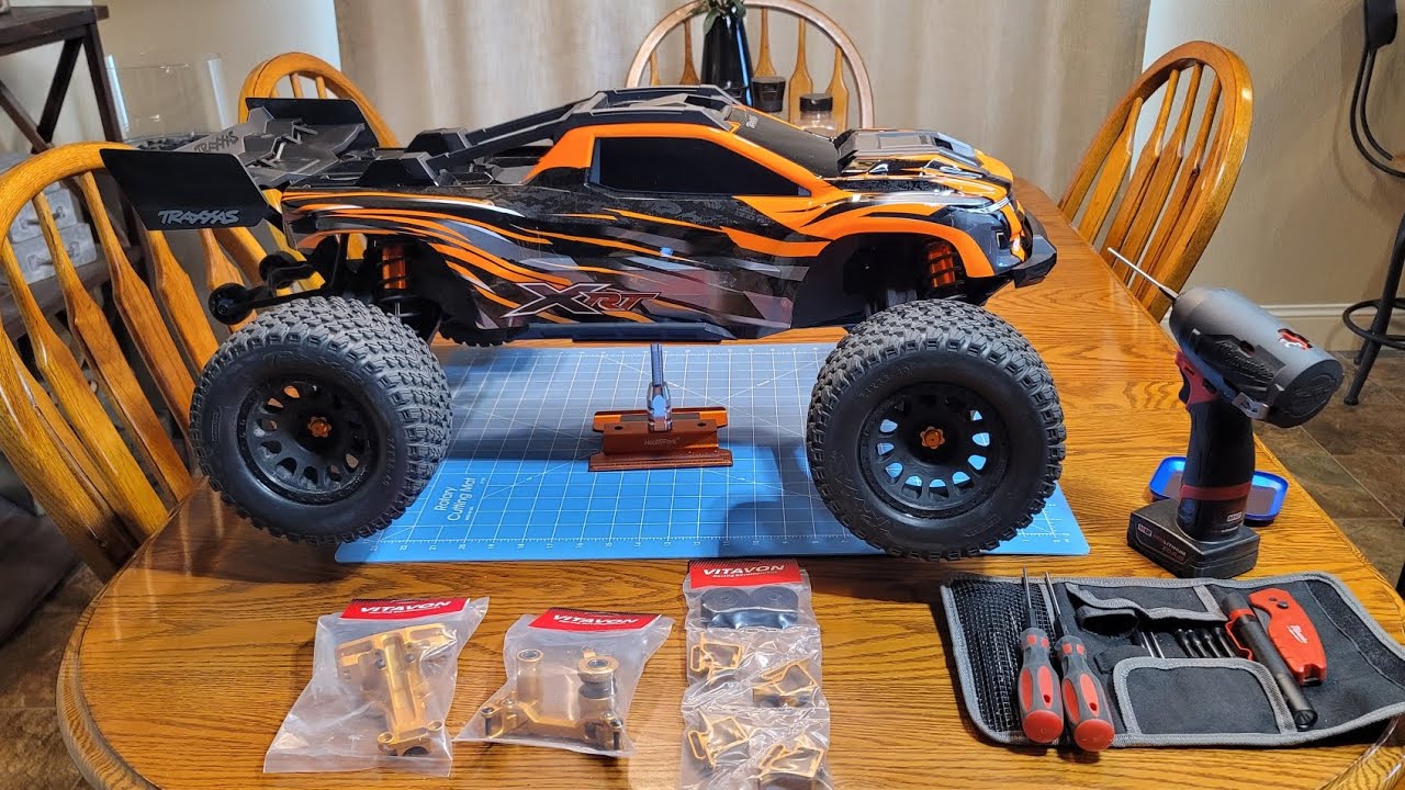 Traxxas XRT gets Vitavon battery strap kit YouTube
