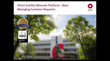 2 Managing Requests – Conflict Minerals app Basic License– iPoint SustainHub