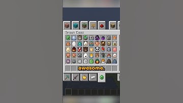 NEW SPAWN EGGS!! - Minecraft Update 25w08a