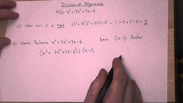 Factor Theorem : Factorising Cubics using a given root