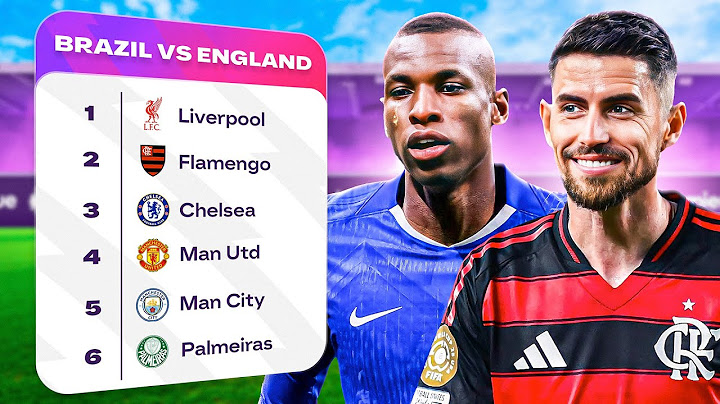 Premier League, But Brazil vs England 😳