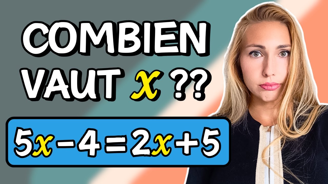 RÉSOUDRE une ÉQUATION - 3ème