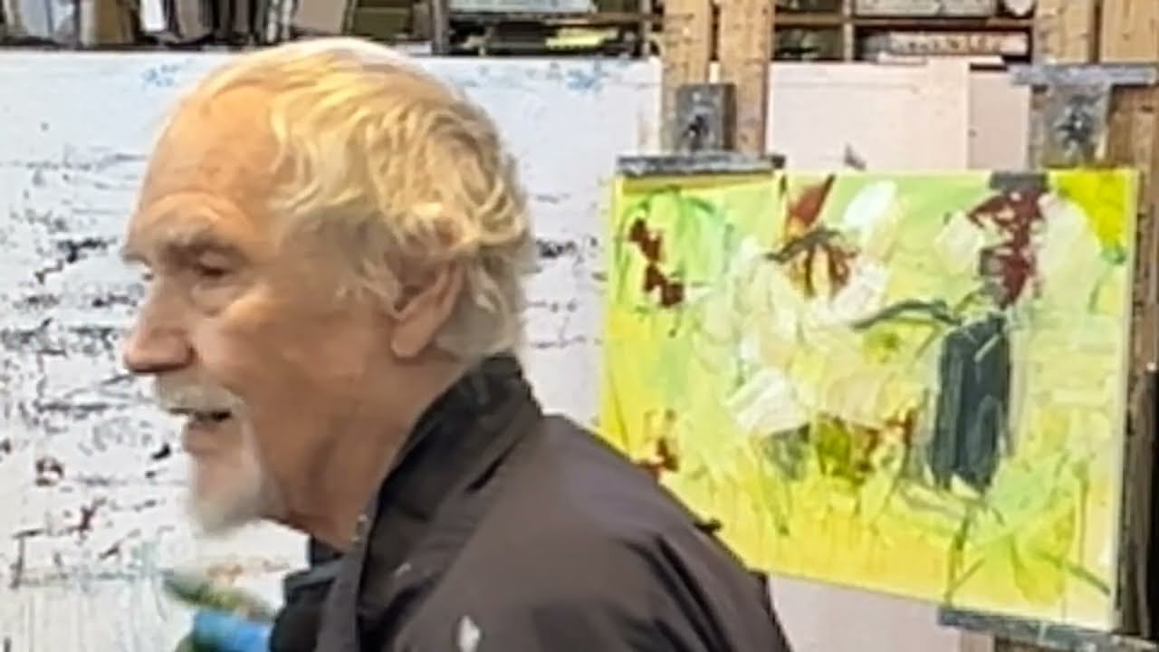 Фрэнк О'Кейн: Сохранение яркости цвета в абстрактной масляной живописи в технике 