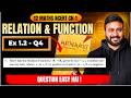 Ex 1.2 Question 4 Solved in 5 Minutes | Class 12 Maths Relations & Functions