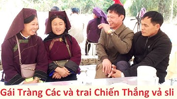 Gái Tràng Các và trai Chiến Thắng hát sli đám cưới Vân An