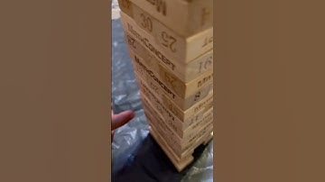 ASMR!!! Playing Jenga Game