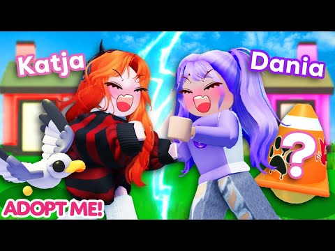 BUILD BATTLE AFTER URBAN EGGS PETS in ADOPT ME! The 1st VIDEO with @Da_Dania