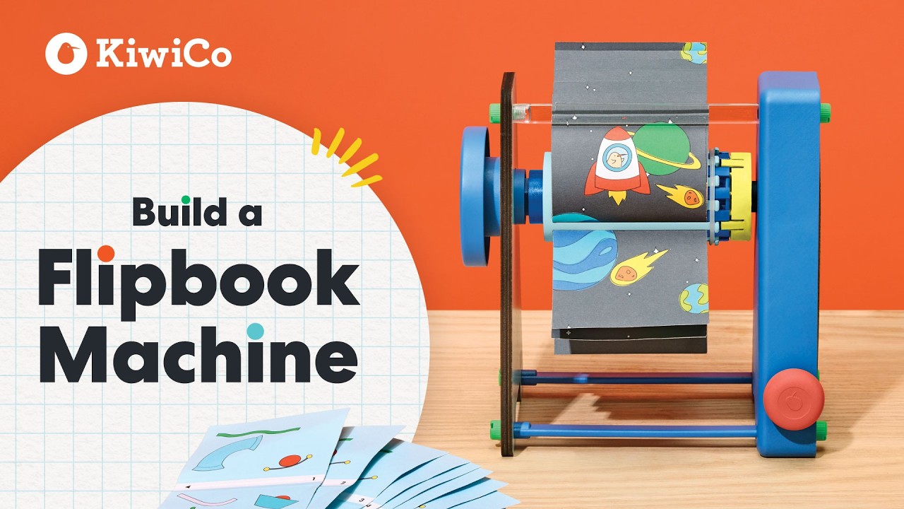 How to Build a Motorized Flipbook | KiwiCo - YouTube