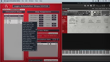 Creating Logic 10.4 Articulation Sets in AG EDITOR v6.0