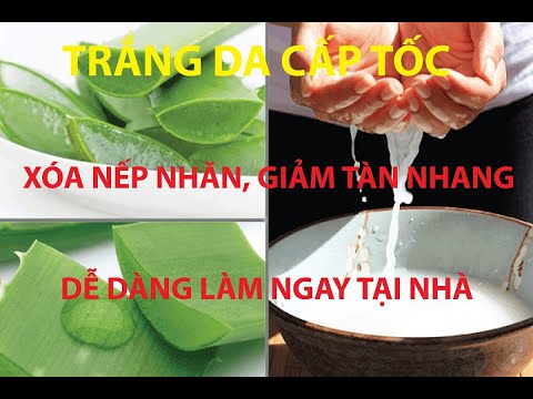 BÍ QUYẾT ĐẮP MẶT NẠ NHA ĐAM để làm trắng da cấp tốc tại nhà tự nhiên | Làm Đẹp Phụ Nữ