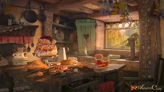 Summer Kitchen Ambience Wood Burning Stove, Whipped Cream Sounds, Baking Sounds, Nature Sounds