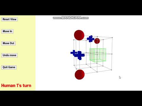 3D tic-tac-toe demo