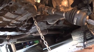 Quick Tip 8 - Removing a Stuck CV Axle with a Chain