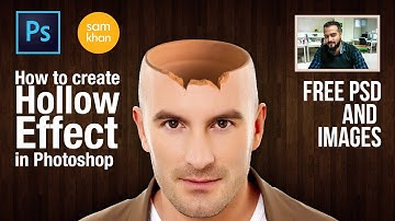 Photoshop tutorials | How to create Hollow Head Effect in Photoshop by samkhancreative