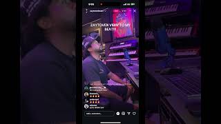 The legendary Zaytoven vibing to my beats! #djkos843 #djlife #scproducers #zaytoven