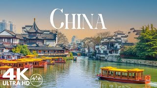 FLYING OVER CHINA 4K - Relaxing Music Along With Beautiful Nature Videos