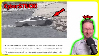 Cybertruck gets STUCK in a river: MGUY EV News 30 May 2024 | MGUY Australia