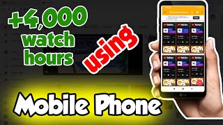 How to get Watch Hours on YouTube using Mobile Phone screenshot 2