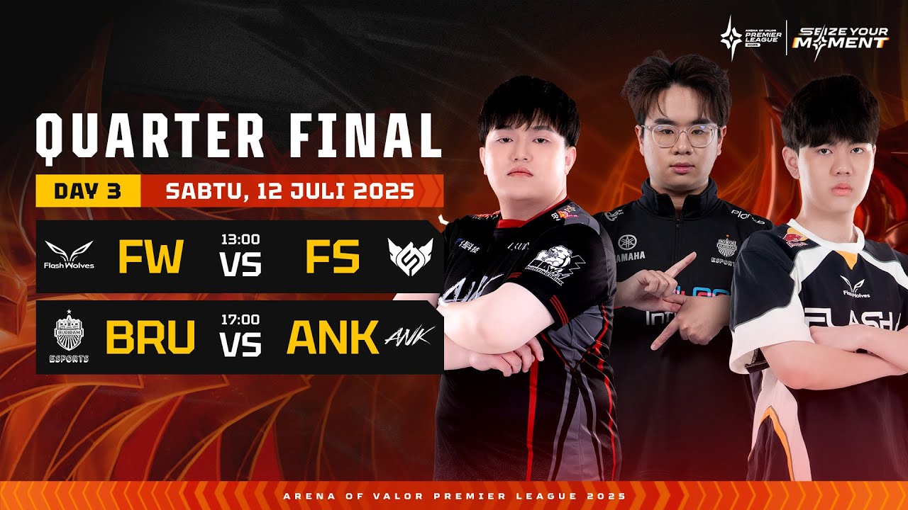 Quarter Final APL 2025 Day 3 | Garena AOV Indonesia
