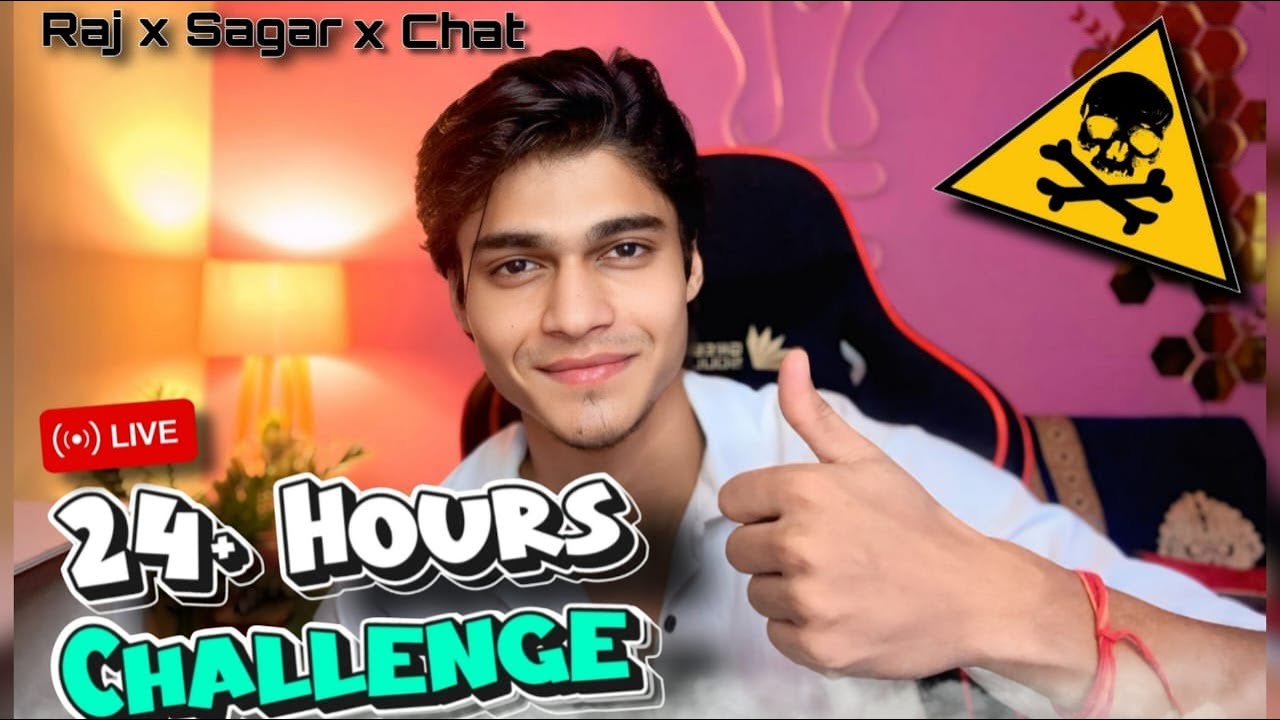 2K Superchat / 1K UPI = 1Hour Extra || Non Stop Live  24+ Hours Challenge || Raj x Sagar x Chat ||