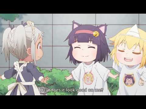 Yuurli and Myako has new clothes  |Shachiku-san and Little Baby Ghost | #anime #cute #animation 🤍🤍