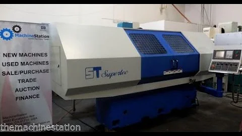 SUPERTEC CNC CYLINDRICAL G32P-60 OD GRINDER, 12.6" Dia X 24.0" L - FANUC 2009