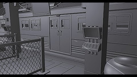 BLENDER 2.8: Modeling a Subway Scene: Part 26 (Train 2)