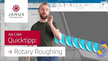 NX CAM Tutorial | Drehfräsoperationen erzeugen mit Rotary Roughing 🦾