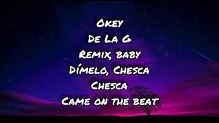 Chesca, De La Ghetto - Como Tú Me Querías | Remix(Lyrics)