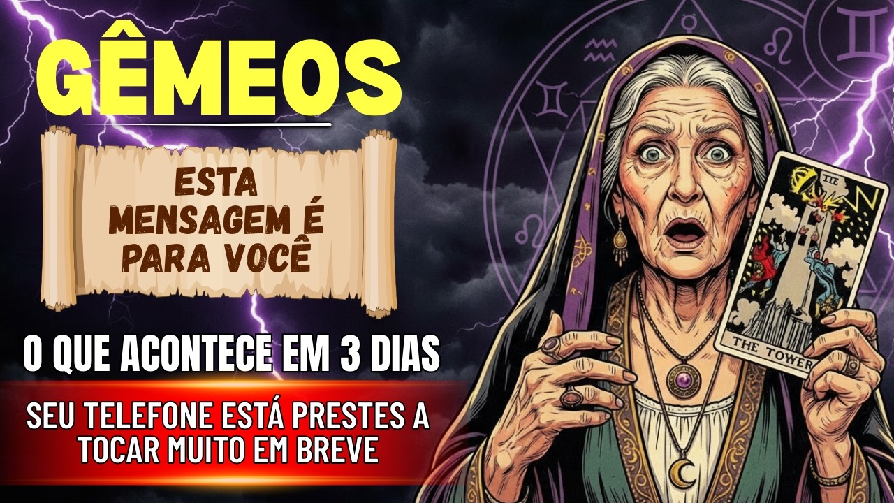 Gêmeos ♊ 🚨 Notícias que tocarão seu coração 📩 Uma ligação ou mensagem que revitalizará sua alma