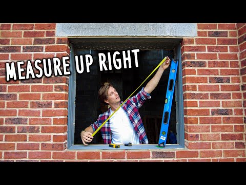 How to Measure for NEW Windows & Doors - Including Gable Window