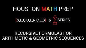 Recursive Formulas for Arithmetic and Geometric Sequences