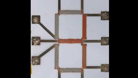 Flexible seven-segment display