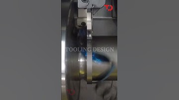 Tooling Design I External Grooving With Special Iscar Insert l OD Grooving #satisfying #cncmachining