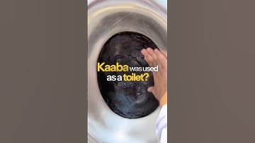 Black Stone Of Kaaba 🕋 Was Used As A Toilet