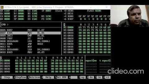 Demonstration of program control instructions