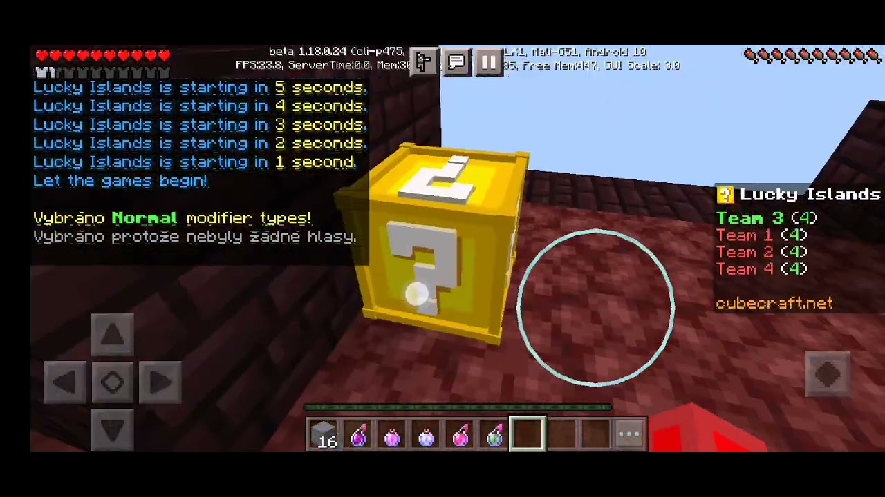 cube craft lucky Block sky wars (minecraft cz) 