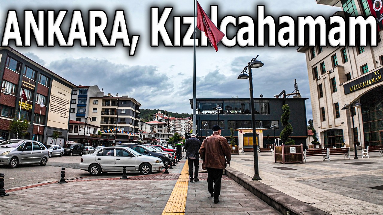 Kızılcahamam Yürüyüş Turu | 4K Walking Tour in Ankara's Famous District