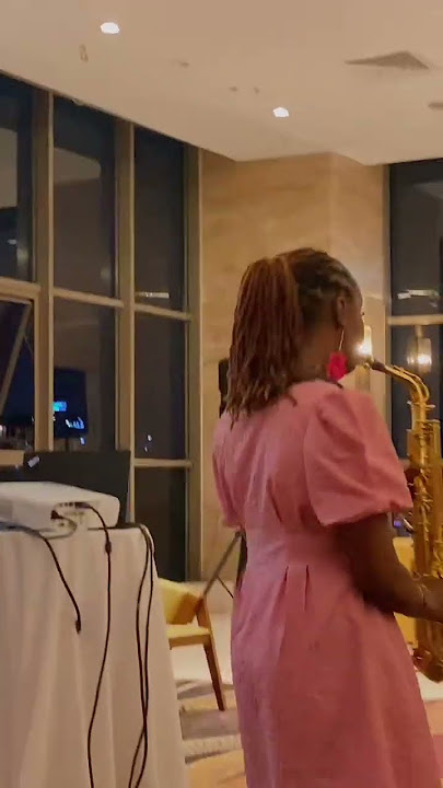Corporate DINNER #femalesaxophonist #saxophone #wanjiesaxophonist #beingwanjie #thewanjieexperience