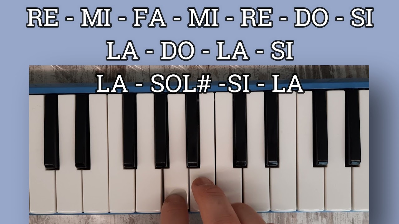 La vita è bellla - TUTORIAL CLAVIETTA parte 1