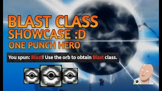 BLAST SHOWCASE - Roblox ONE PUNCH HERO screenshot 4