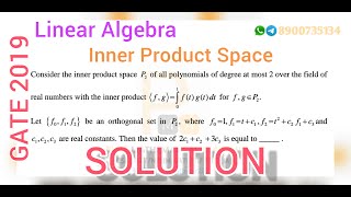 Gate 2019 Linear Algebra Solution | by Pure Mathematical Academy | by Sudip Kumar