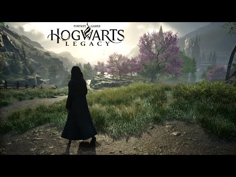 Hogwarts Legacy Relaxing Walk across the Map | 4K Max Graphics - RTX 4090