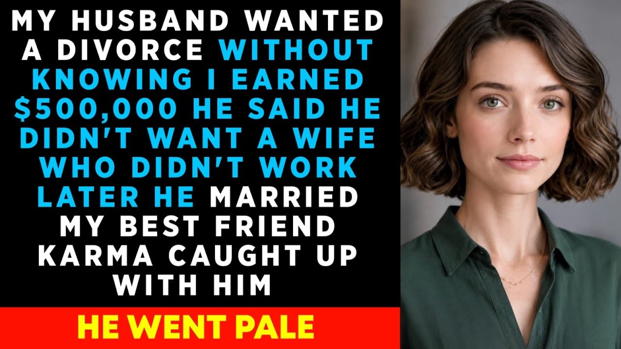 My husband asked for a divorce while buttering toast, and then my best friend walked out of our guest bathroom wearing his shirt. "I don't want a wife who doesn't work," he said, like I was...