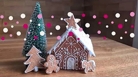 Perníková chaloupka- šablona a postup